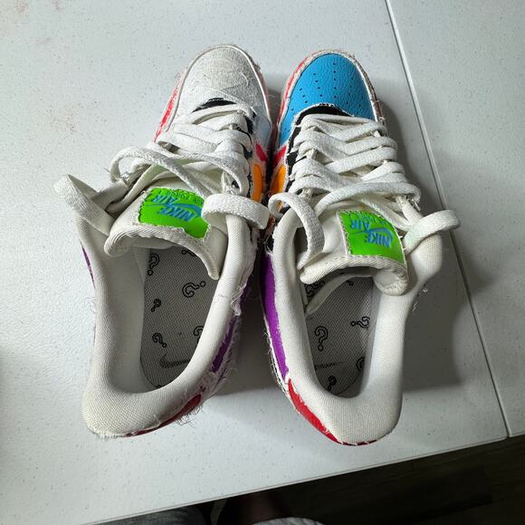 Nike Air Force 1 Low LX Reveal '07 Tearaway Multicolor Tennis Shoes Womens 11.5 - Picture 5 of 8